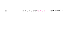 Tablet Screenshot of nycfoodgals.com